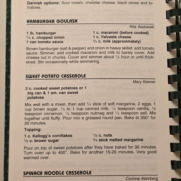 Newton Kansas Cookbook Taste Of Heaven St Marys Altar Society 1999 Recipe Book - Picture 7 of 12